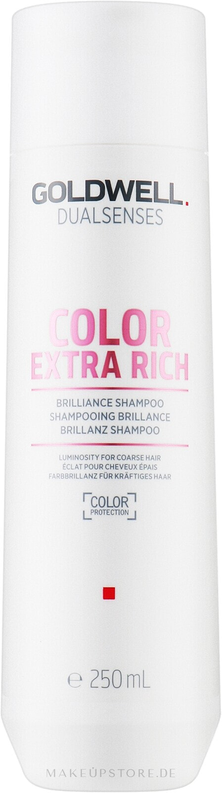 Farbbrillanz Shampoo für coloriertes, kräftiges bis widerspenstiges Haar - Goldwell Dualsenses Color Extra Rich Brilliance Shampoo