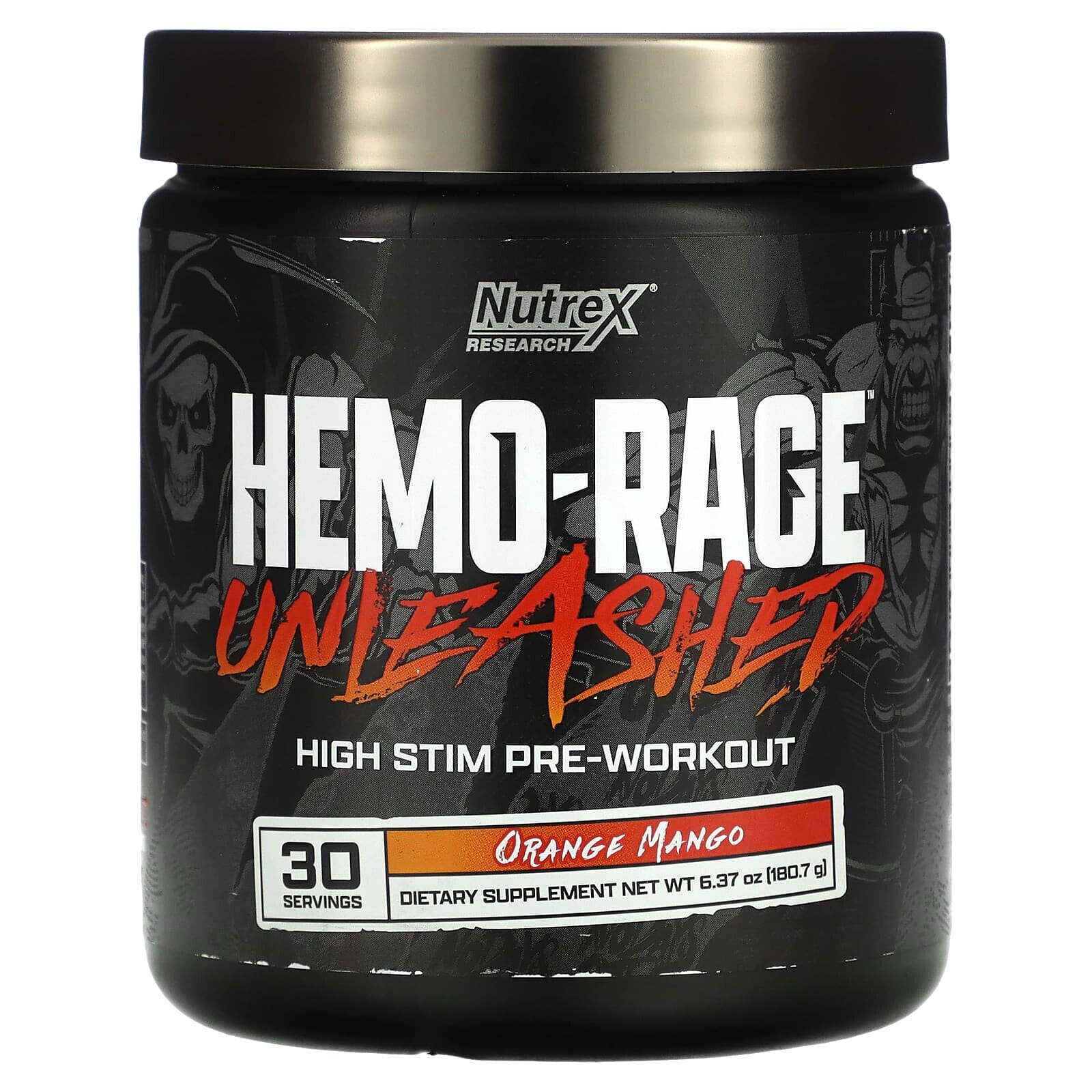 Hemo-Rage Unleashed, High Stim Pre-Workout, Blueberry Lemonade, 7.03 oz (199.2 g)