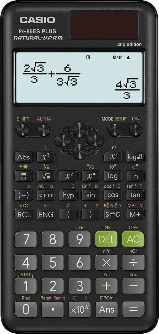 Casio calculator black (FX-85ESPLUS-2-SETD)