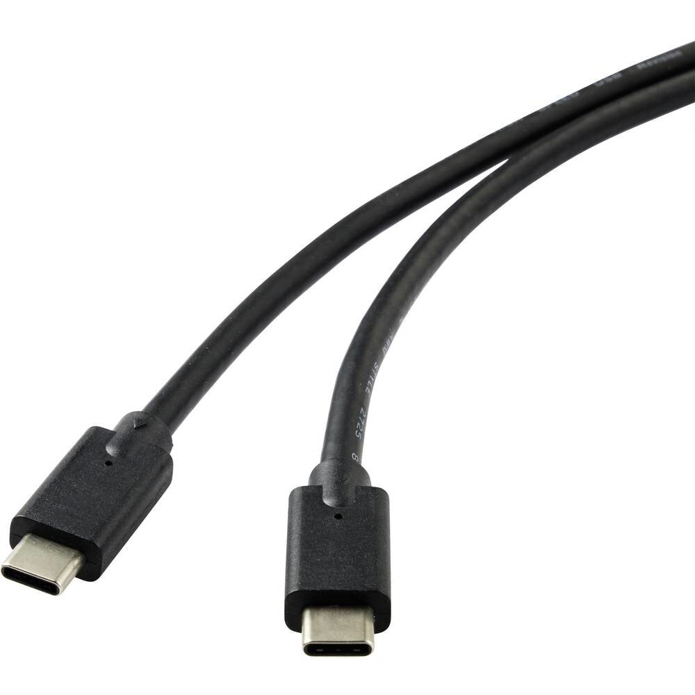 Renkforce RF-4531576 USB кабель 2 m USB 3.2 Gen 2 (3.1 Gen 2) USB C Черный