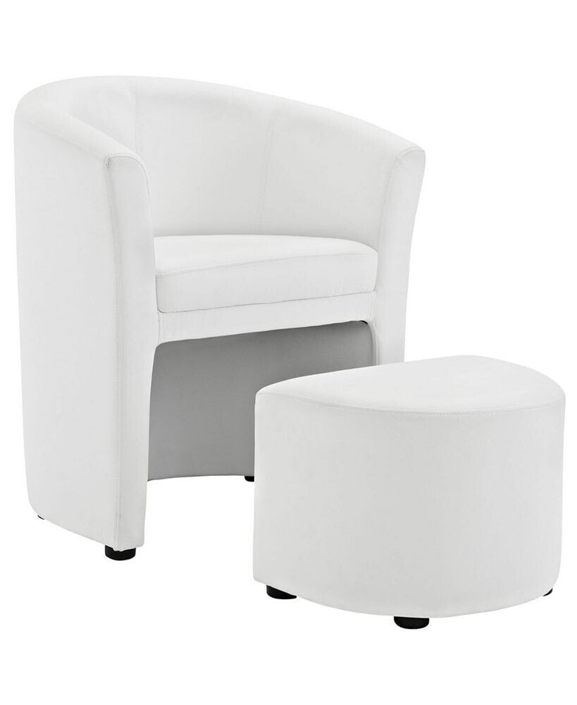 Divulge Armchair and Ottoman