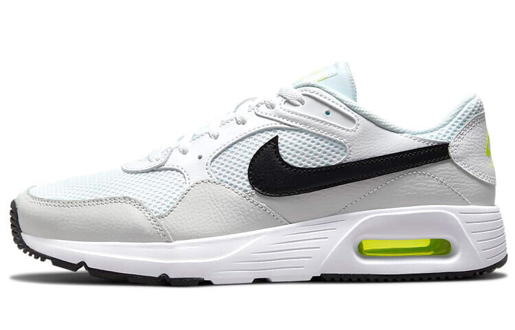 Nike Air Max SC 休闲 防滑 低帮 跑步鞋 男款 白黑 / Кроссовки Nike Air Max SC CW4555-105