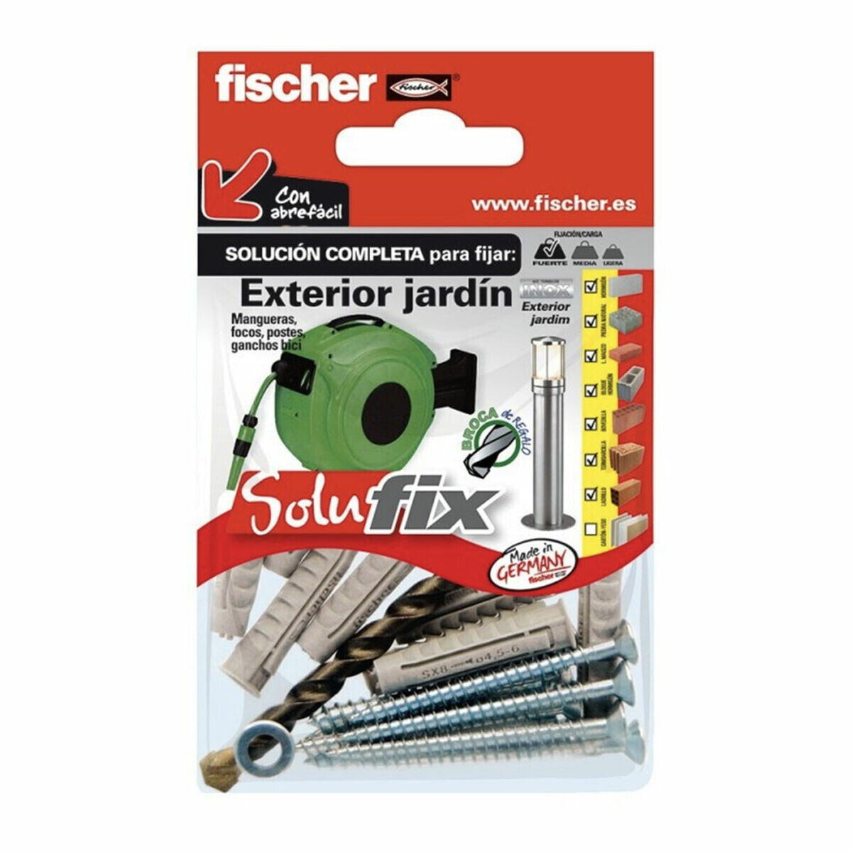 Крепежный набор Fischer Solufix 502680 Внешний сад 15 Предметы