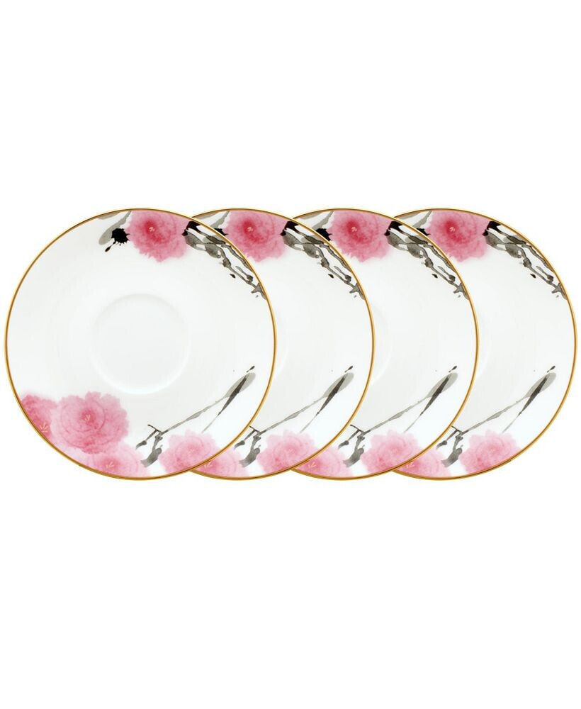 Noritake yae Set of 4 Saucers, 6