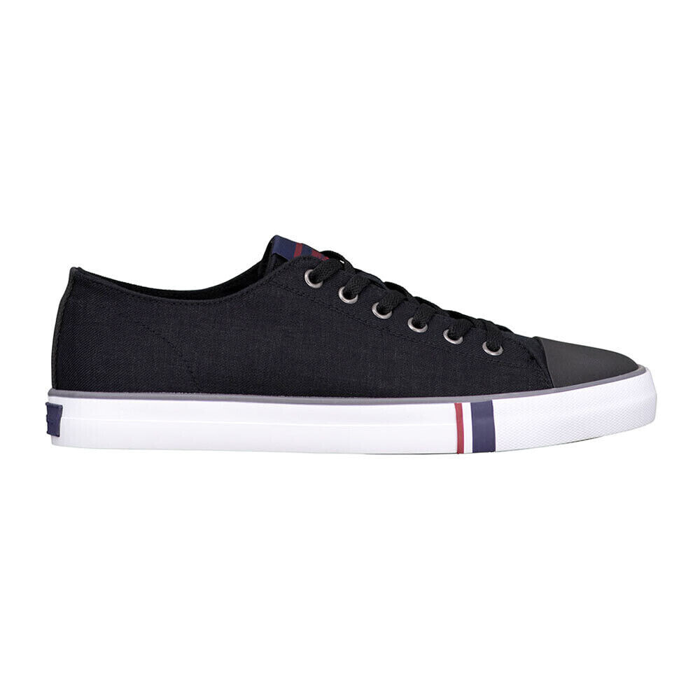 Ben Sherman Hadley Lace Up Mens Black Sneakers Casual Shoes BSMHADLT-0791