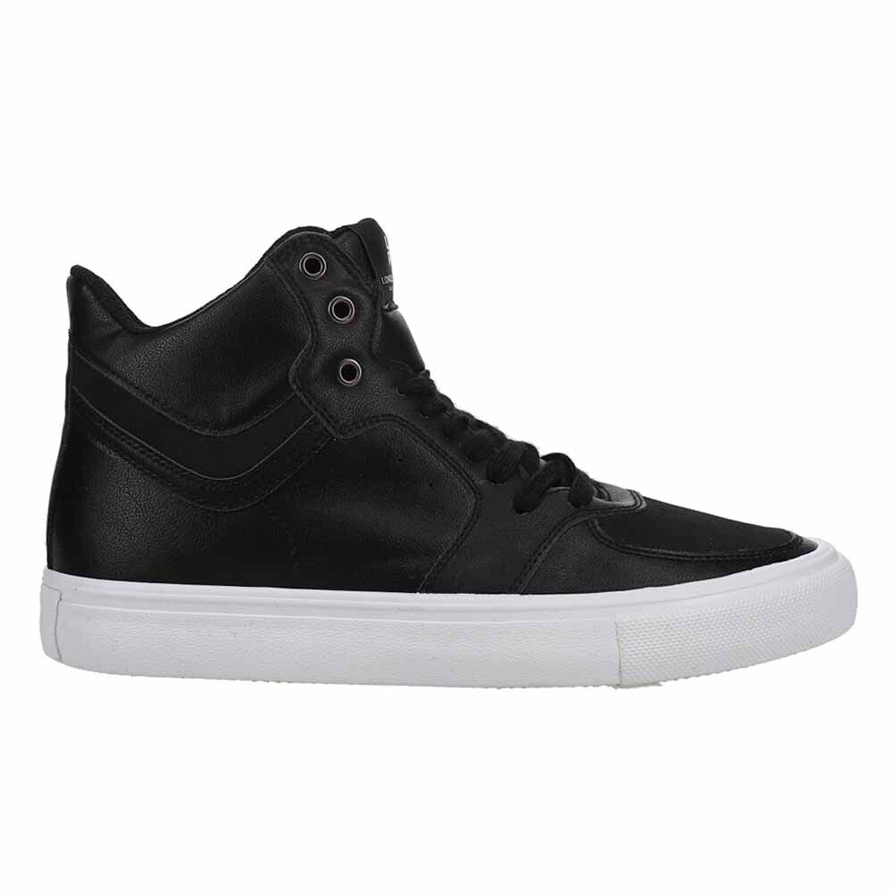 London Fog Lfm Blake Mid Lace Up Mens Black Sneakers Casual Shoes CL30372M-B