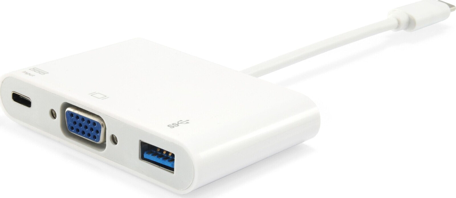 Stacja/replikator Equip USB-C - VGA + USB Biały (133462)