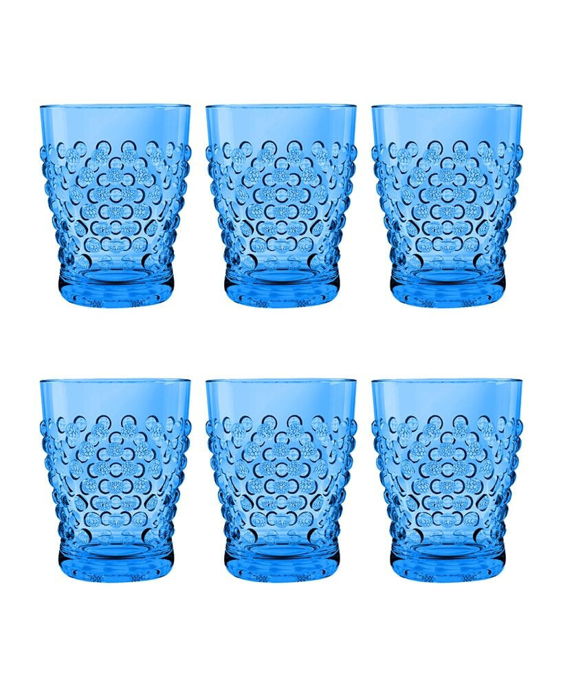 TarHong hobnail Double Old Fashion Set of 6