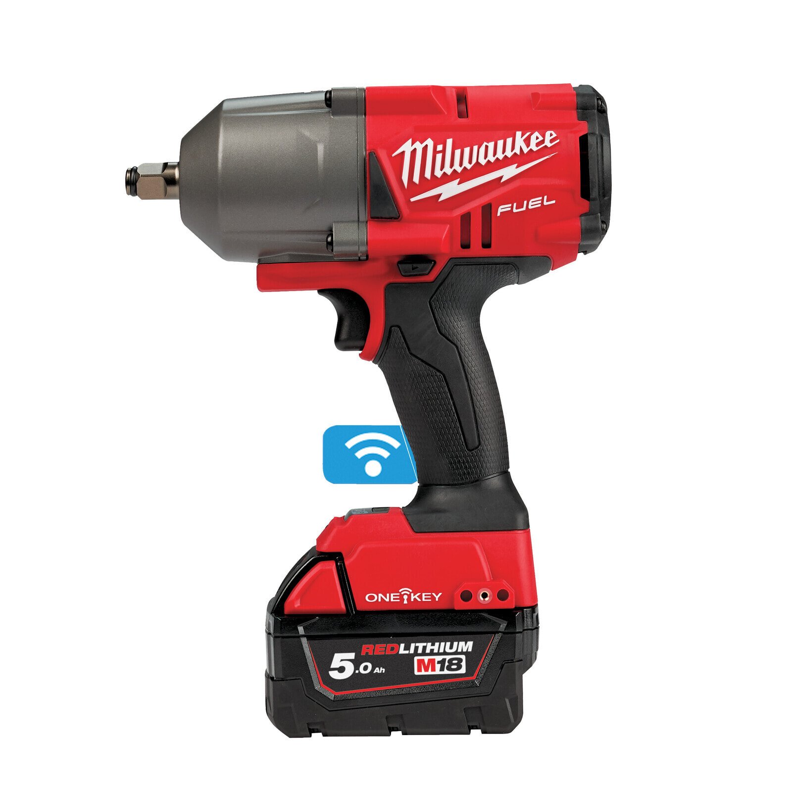 Milwaukee M18 Maschinen -Set, Akku-Schlagschrauber, Akku-Kompressor, Akku-Sauger, inkl Akkus + Lader