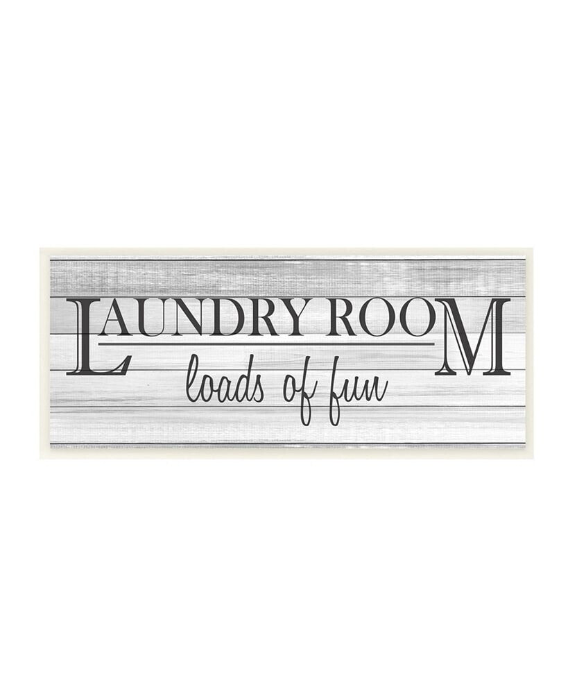 Fun Laundry Room Funny Word Bathroom Black and White Design Wall Plaque Art, 7