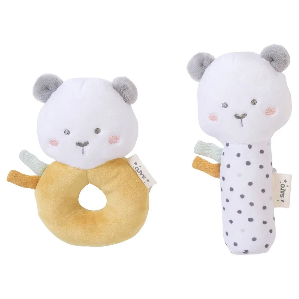 SARO Set Of 2 Rattles ´´Sweet & Fun´´