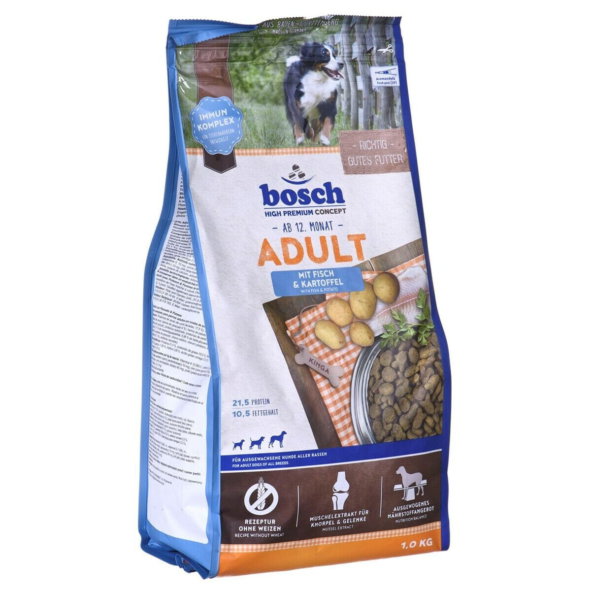 Fodder BOSCH Adult Salmon Potatoes 1 kg