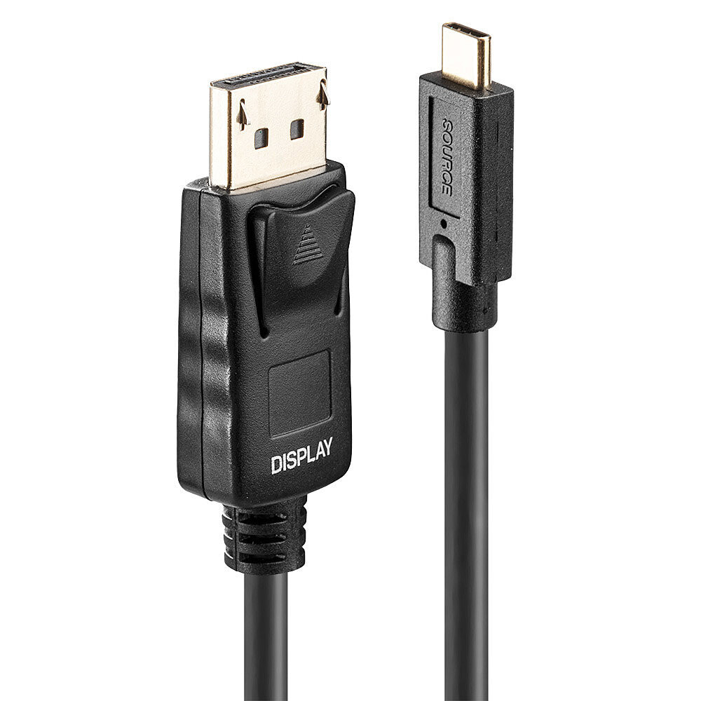 Lindy 43307 видео кабель адаптер 10 m USB Type-C DisplayPort Черный