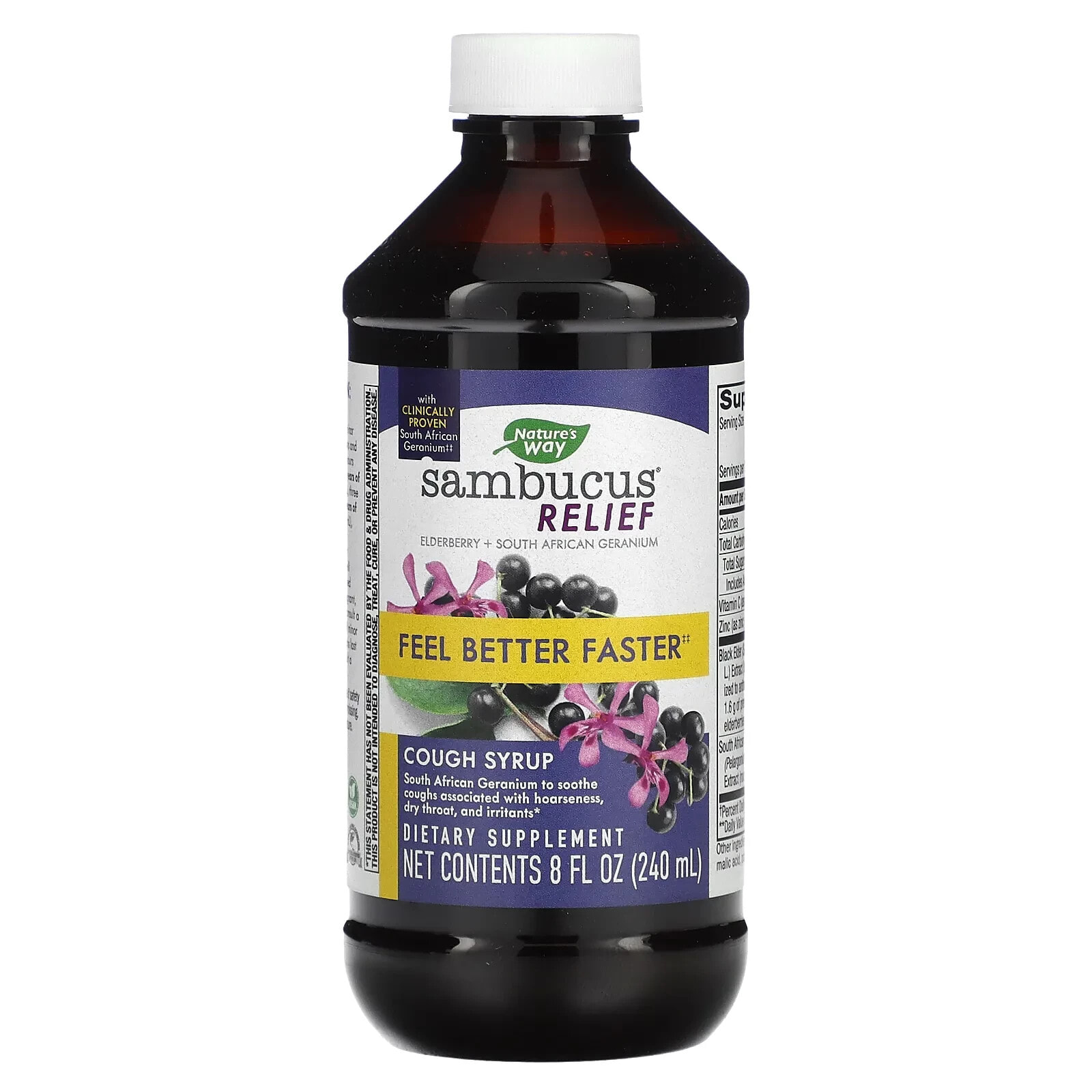 Sambucus Relief, Cough Syrup, 8 fl oz (240 ml)