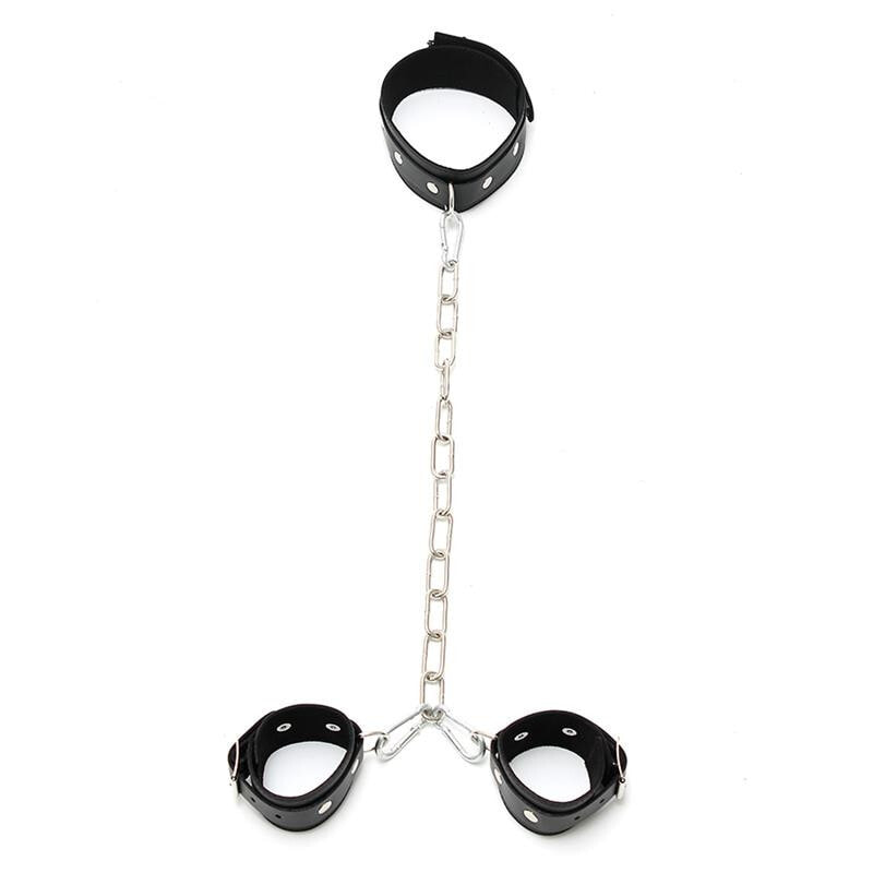 Маска или ошейник для БДСМ Rimba Bondage Play Cuffs Adjustable