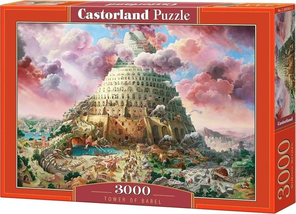 Castorland Puzzle Wieża Babel 3000 el.