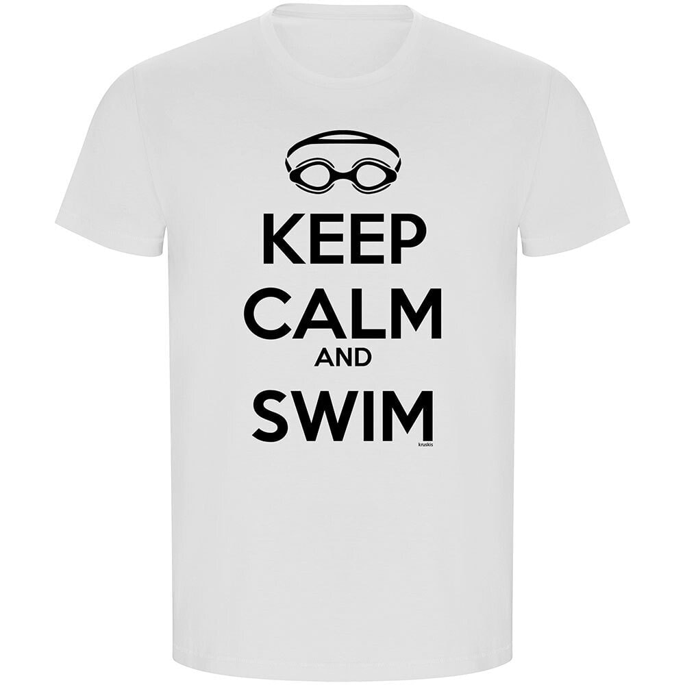 KRUSKIS Keep Calm And Swim ECO Short Sleeve T-Shirt