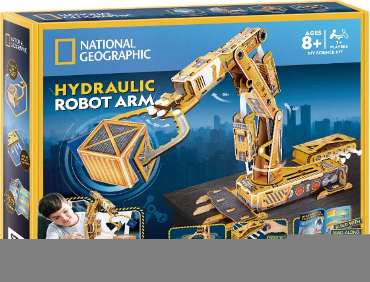 Cubic Fun CUBIC FUN NATIONAL GEOGRAPHIC STEM ROBOTYCZNE RAMIĘ HYDRAULICZNE