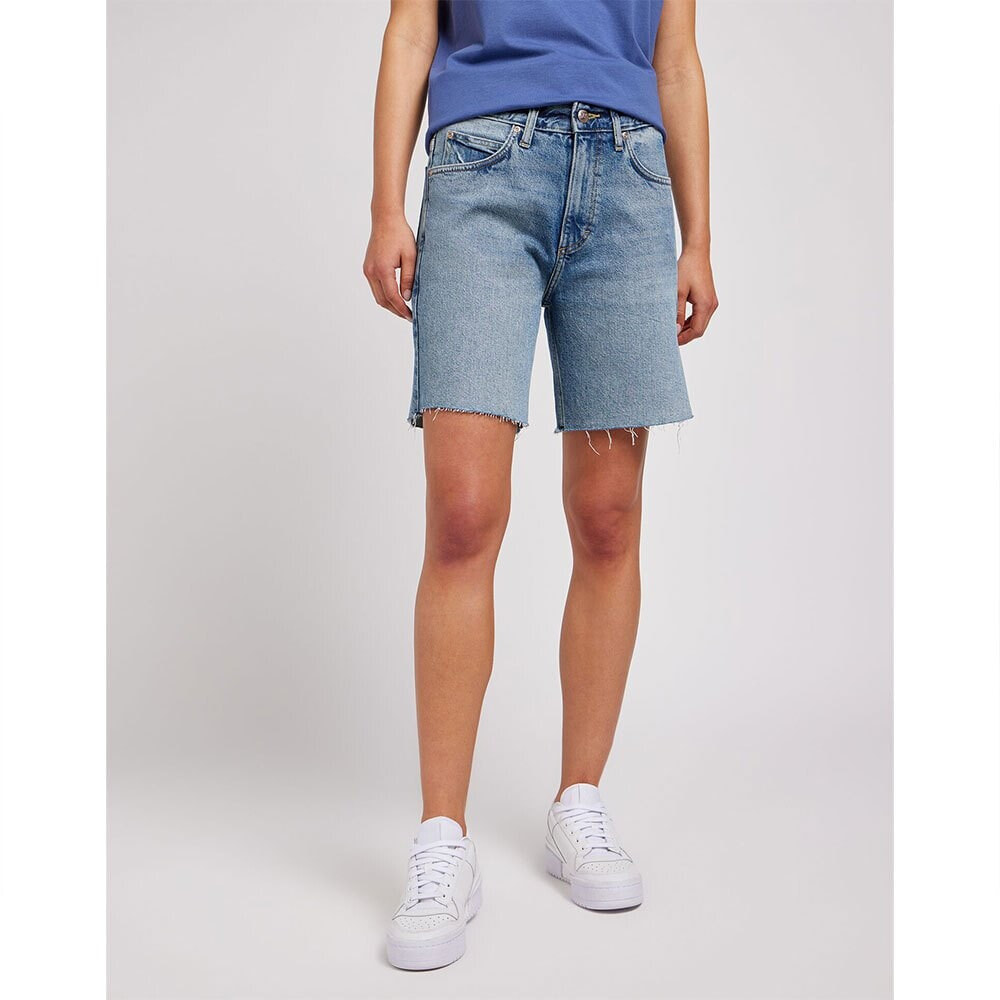 LEE Rider Straight Fit Denim Shorts