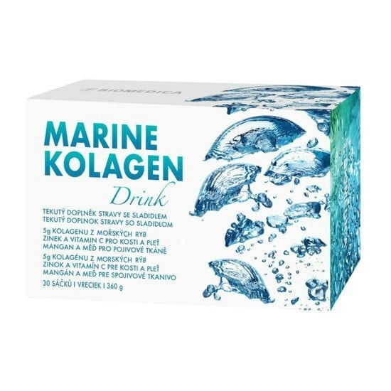 Biomedica Marine Collagen Drink Напиток с морским коллагеном 30 пакетиков