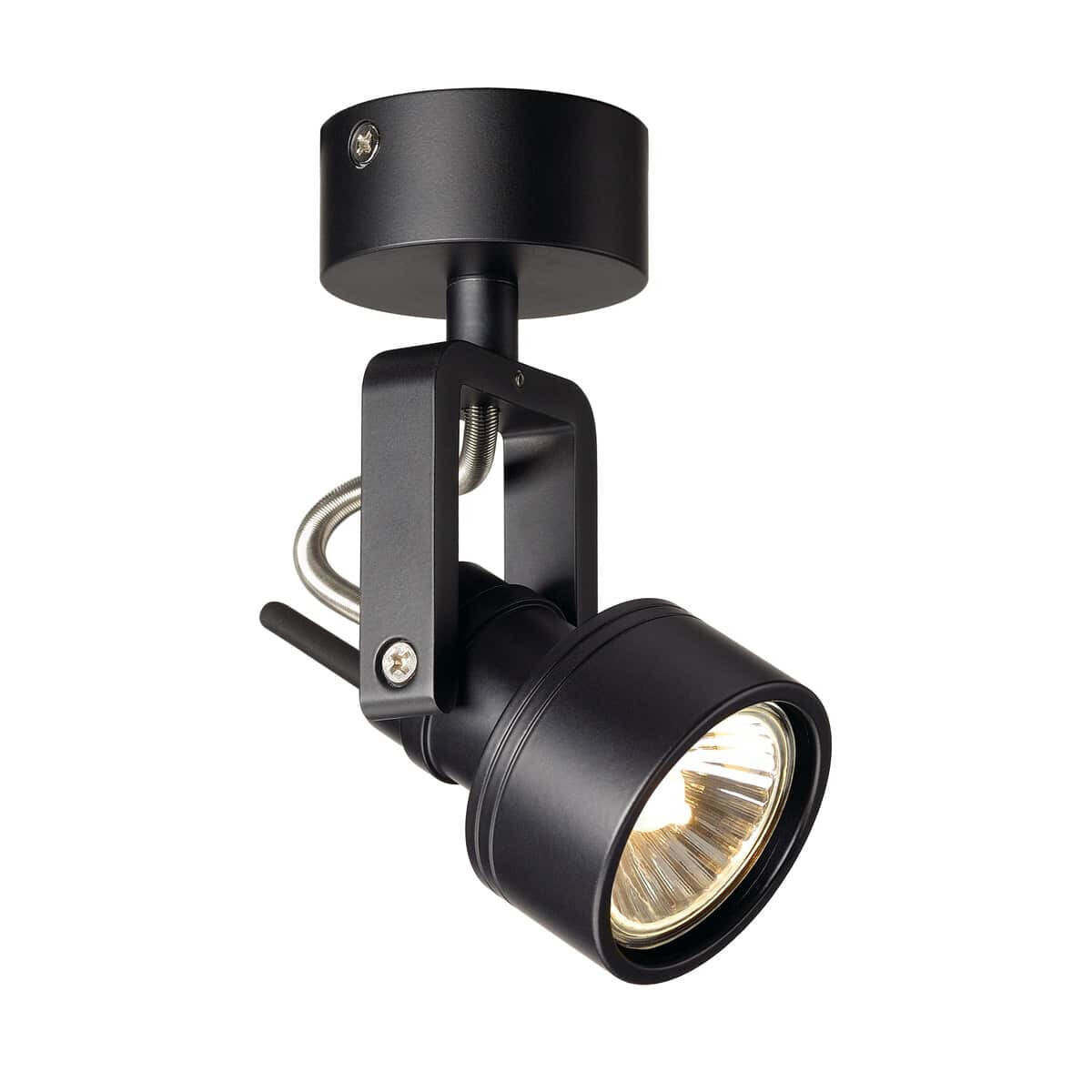 SLV Inda - Surfaced lighting spot - GU10 - 1 bulb(s) - 50 W - 220-240 V - Black