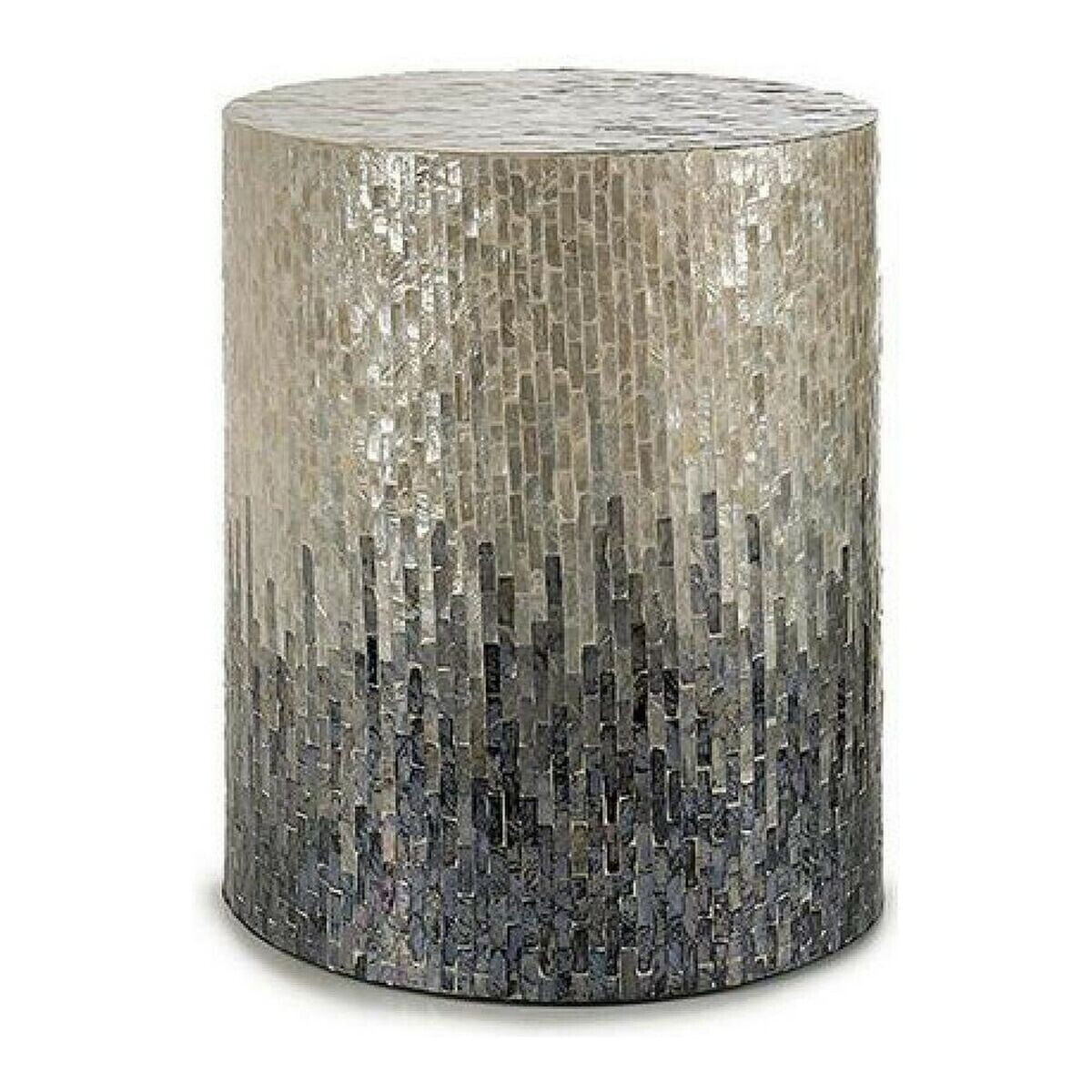 Stool Grey Faded effect (40 x 46 x 40 cm) Faded effect