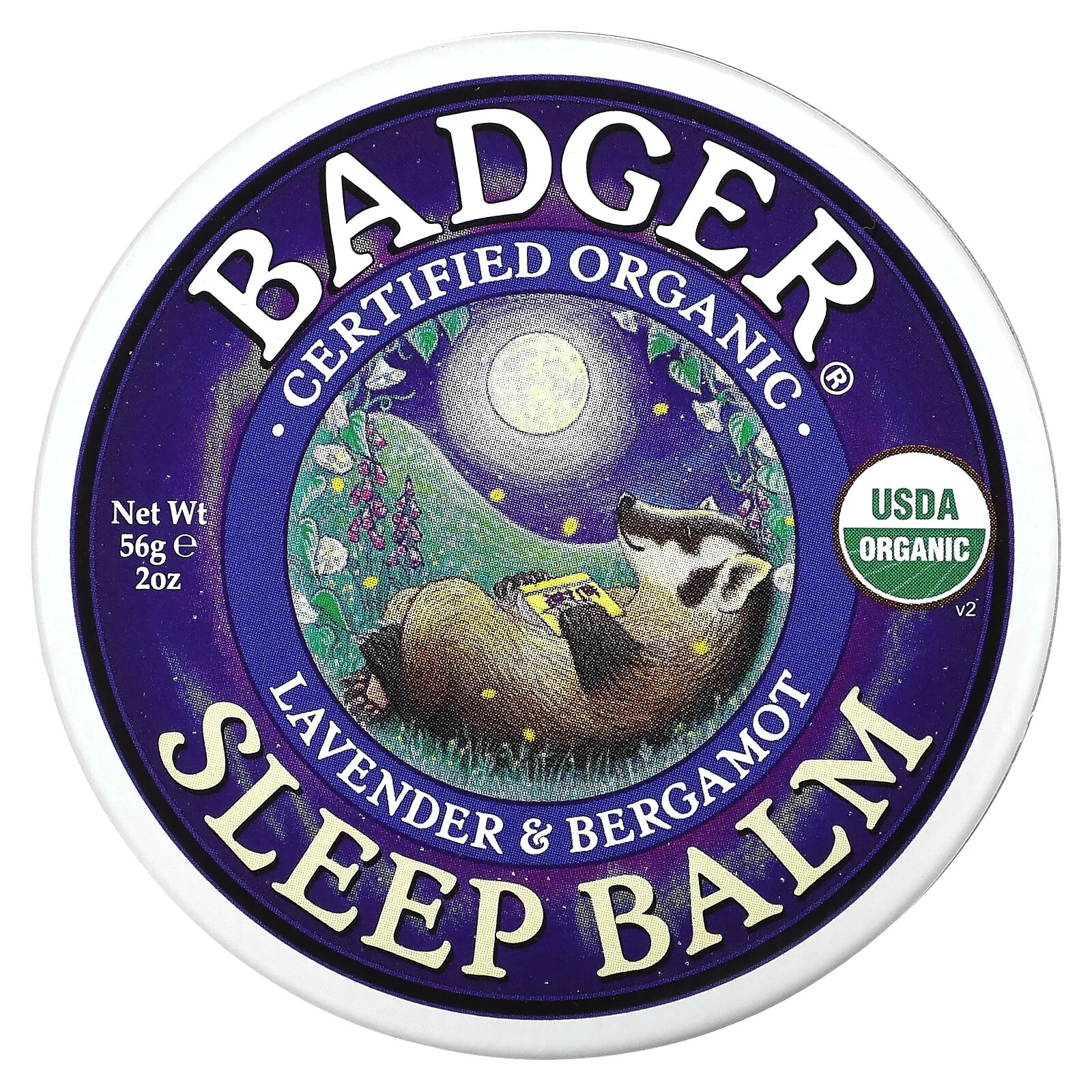 Organic Sleep Balm, Lavender & Bergamot, 0.75 oz (21 g)