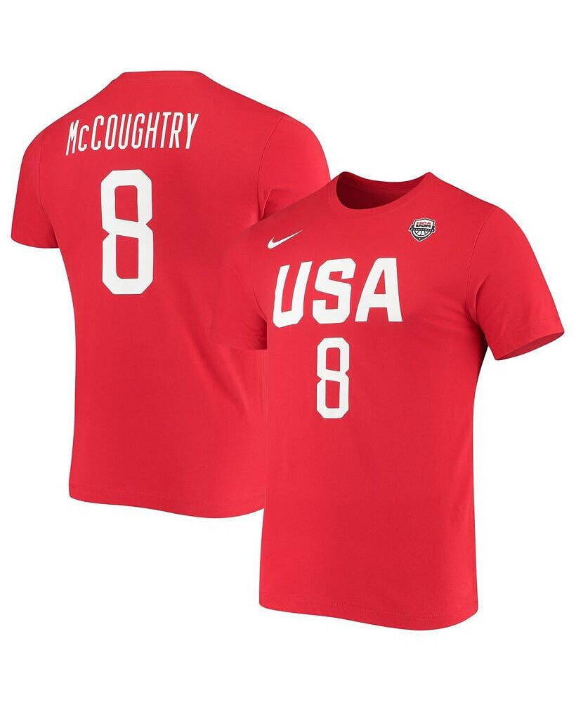 Nike women's Angel McCoughtry USA Basketball Red Name and Number Performance T-shirt