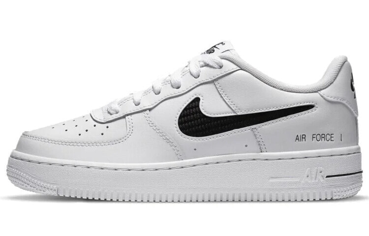 Nike Air Force 1 Low 07 耐磨 低帮 板鞋 GS 白黑 / Кроссовки Nike Air Force 1 Low 07 GS DB2616-100