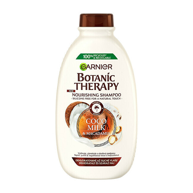Botanic Therapy (Coco Milk & Macadamia Shampoo) Nutritive and Soothing Shampoo for Dry and Coarse Hair