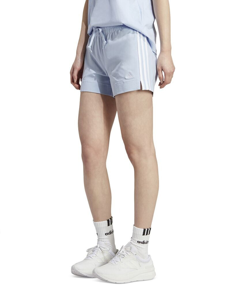 adidas women's Pacer 3-Stripes Knit Shorts