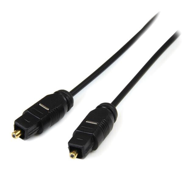 StarTech.com THINTOS15 аудио кабель 4,6 m TOSLINK Черный
