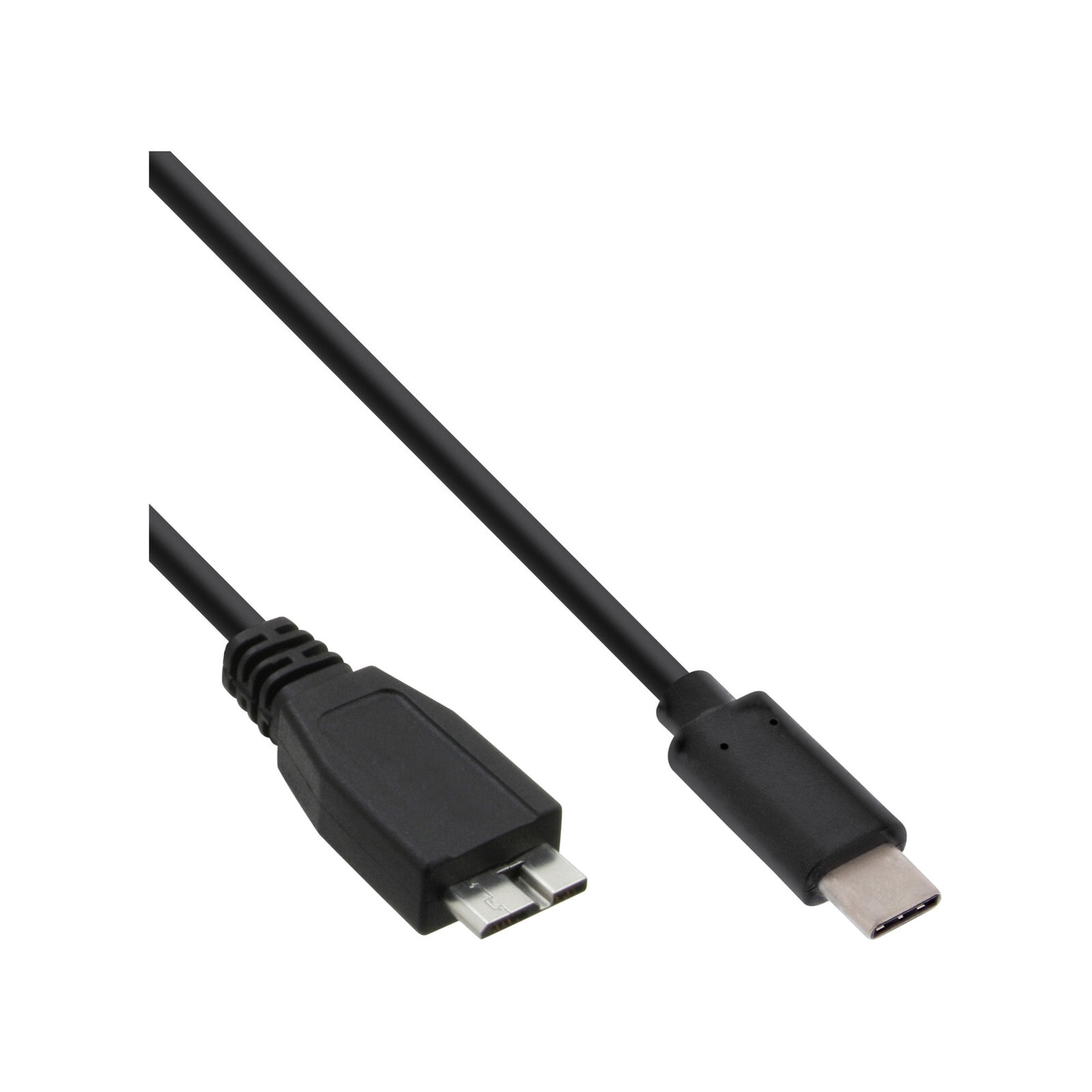InLine USB 3.1 Typ C/Micro-B, 1.5m USB кабель 1,5 m 3.2 Gen 2 (3.1 Gen 2) USB C Micro-USB B Черный 35724