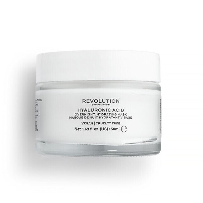 Средство для проблемной кожи лица Revolution Hyaluronic Acid (Overnight Hydrating Mask) 50 ml