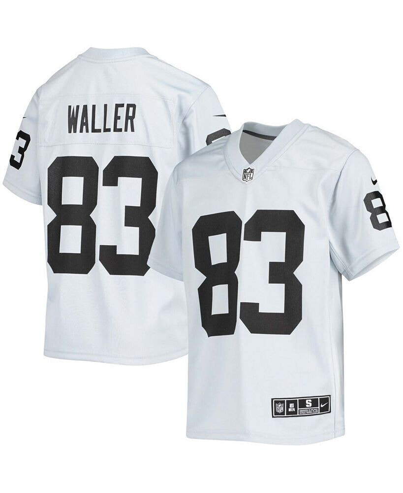 Nike big Boys Darren Waller Silver Las Vegas Raiders Inverted Team Game Jersey