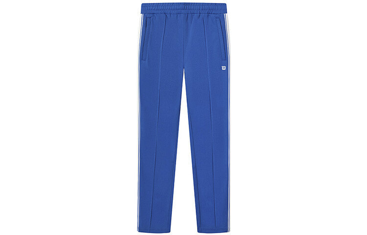 Wilson 休闲针织透气卫裤直筒裤运动裤 男款 蓝色 / Wilson W11M141601W