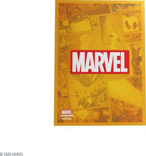 Gamegenic MARVEL Art Sleeves (66 mm x 91 mm) Orange 50+1 szt.