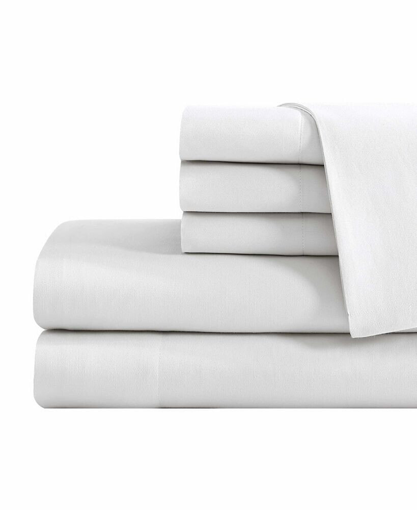 Tommy Bahama Home solid 1000-Thread Count Sateen 6 Piece Sheet Set, Queen