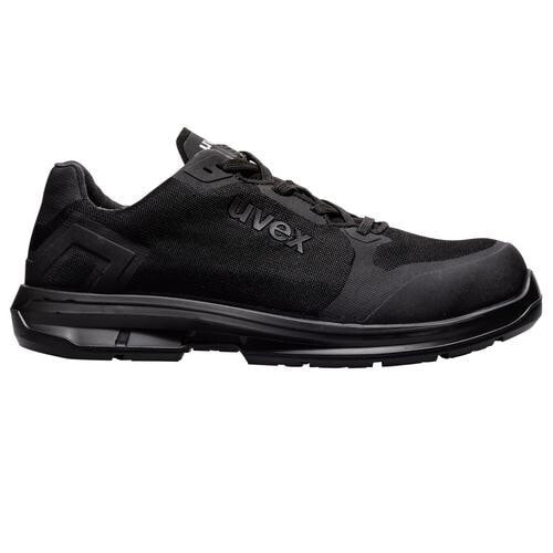 Мужские кроссовки спортивные для бега черные текстильные низкие Uvex 65902