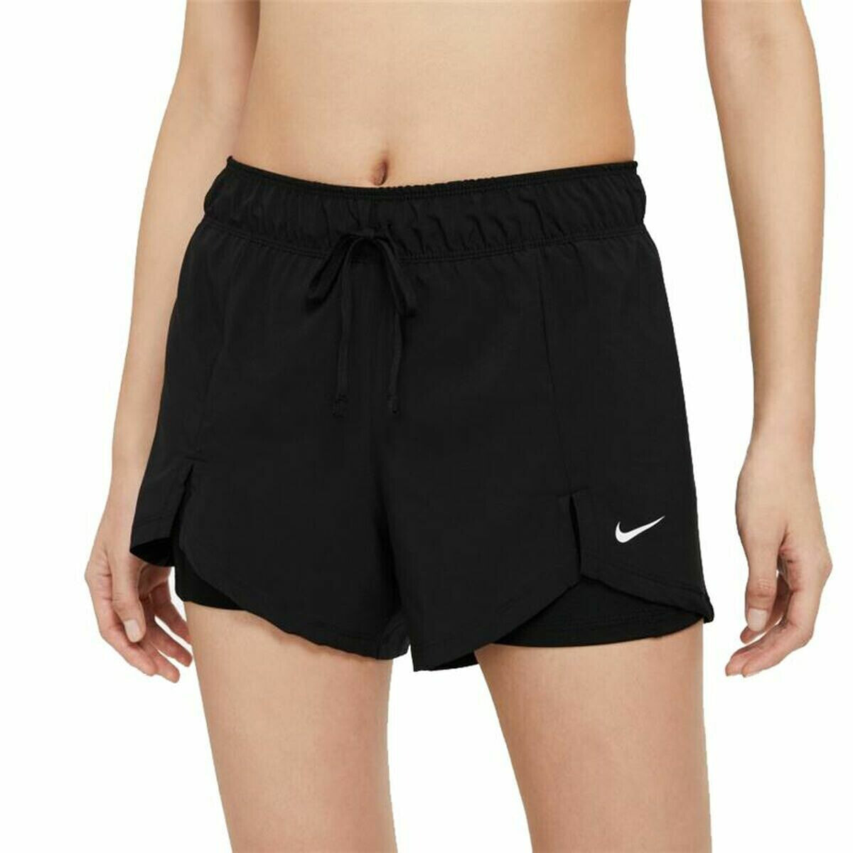 Sports Shorts for Women DF FLX ESS 2-IN-1 Nike Black
