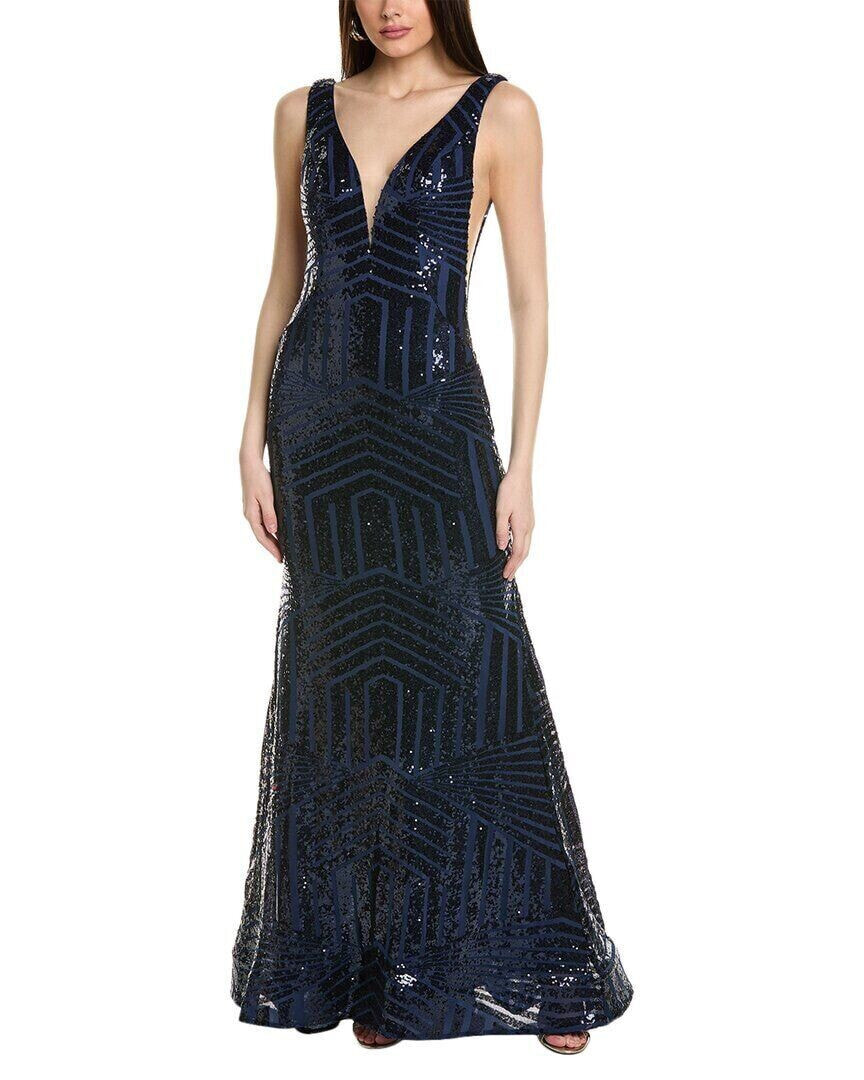 Rene Ruiz Sequin Gown Women's