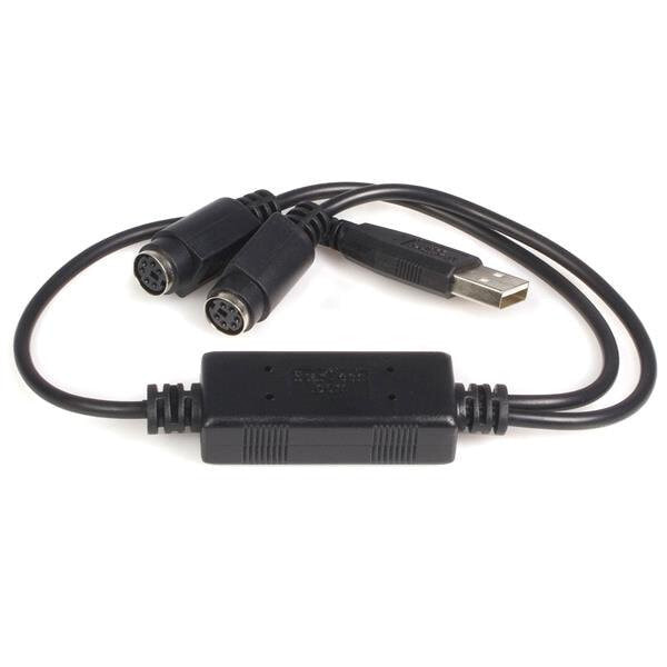 StarTech.com USBPS2PC кабельный разъем/переходник USB A Черный