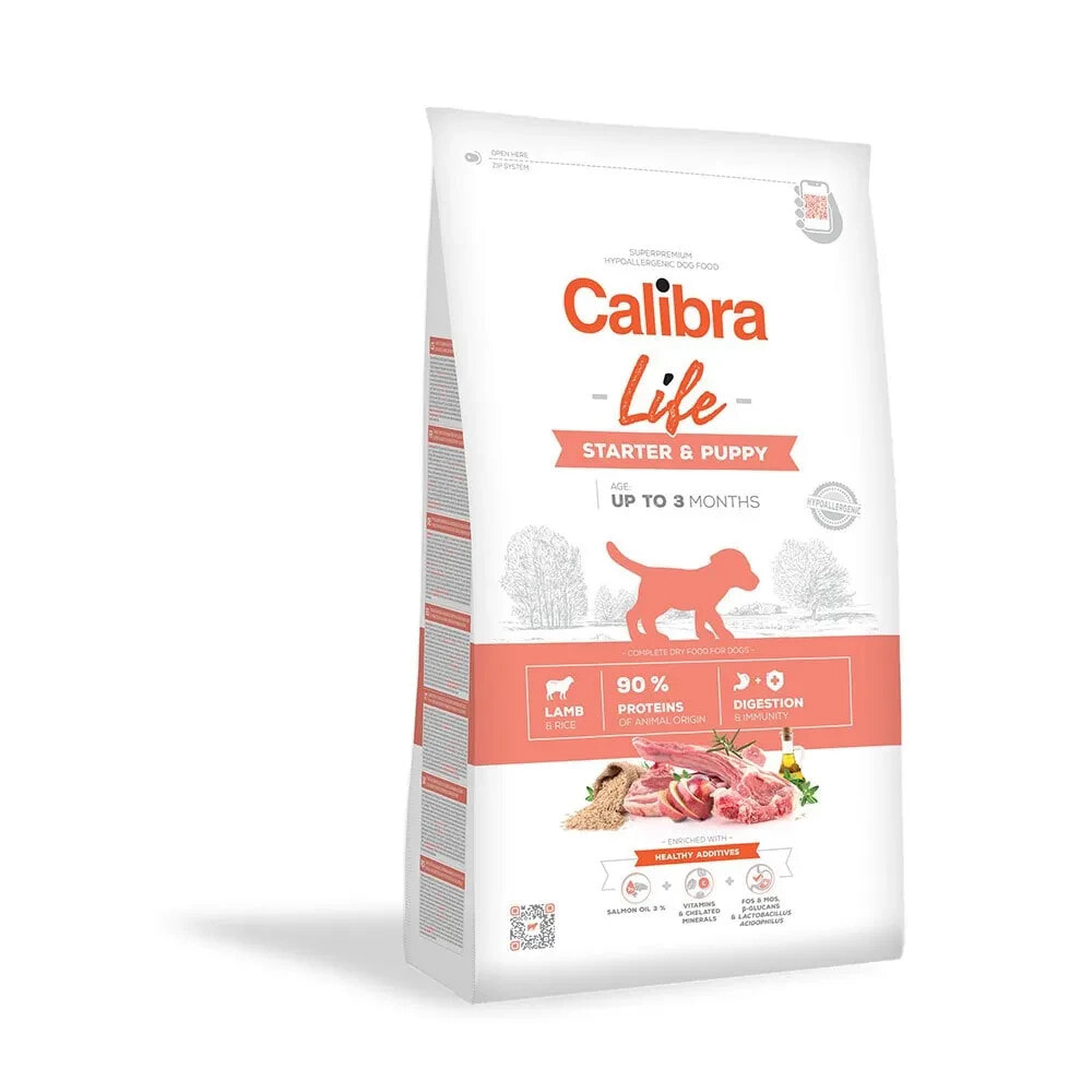 CALIBRA Life Starter And Puppy Lamb Dog Food 12kg