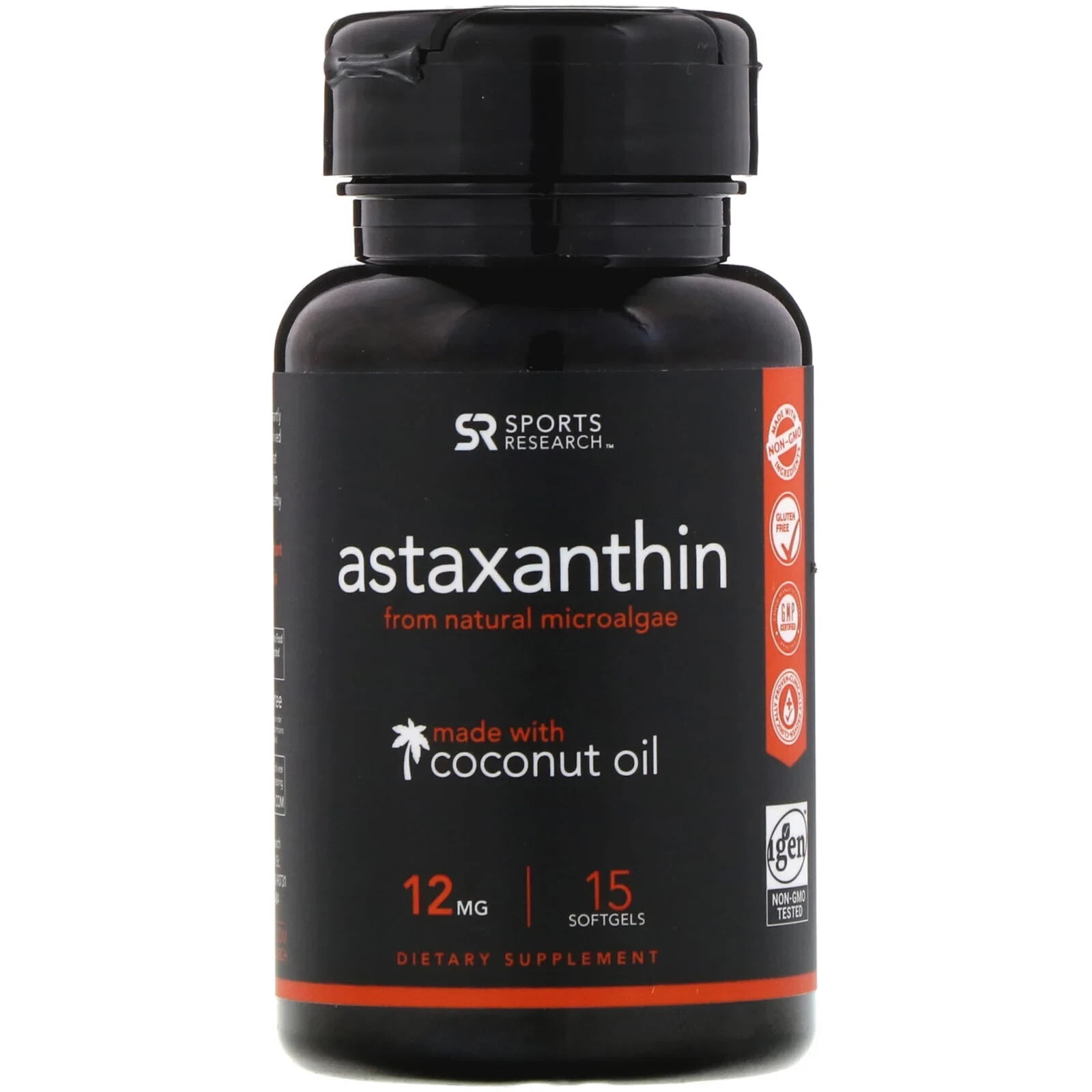 Sports Research, Astaxanthin, Triple Strength, 12 mg, 60 Softgels