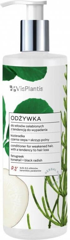 Vis Plantis Herbal Vital Conditioner For Weakened Hair  with a Tendency To Hair Loss Растительный кондиционер кондиционер для ослабленных волос со склонностью к выпадению 400 мл