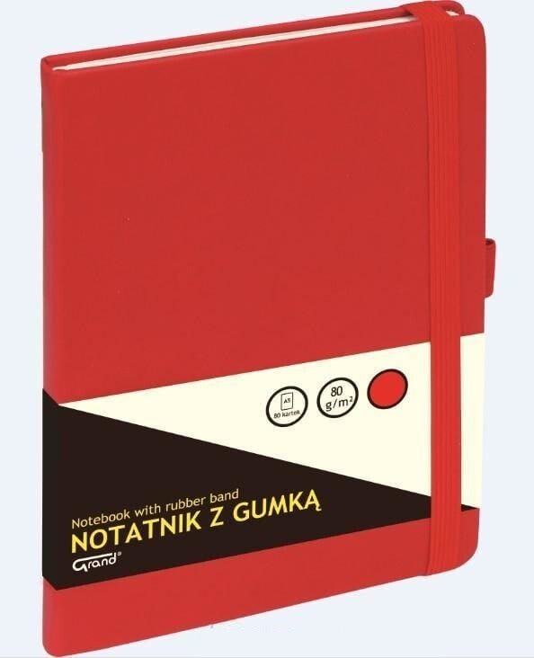 Grand Notatnik A6 kratka z gumką (262692)