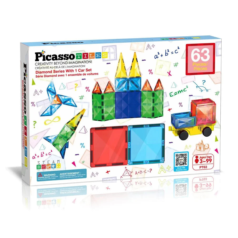 PICASSO TILES Diamond Series Set (PT63) construction game 63 pieces