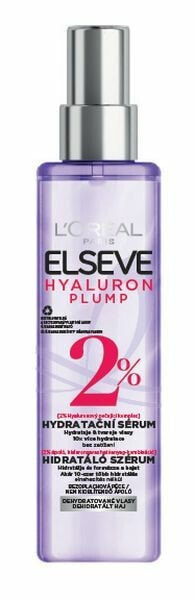 Средство для особого ухода за волосами и кожей головы L'Oreal Paris Hydrating Serum with 2% hyaluronic care complex Elseve Hyaluron Plump ( Hydrating Serum) 150 ml