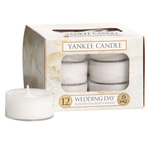 Yankee Candle Wedding Day Aroma Candle Ароматическая свеча с ароматом смеси цветов и фруктов 12 х 9,8 г