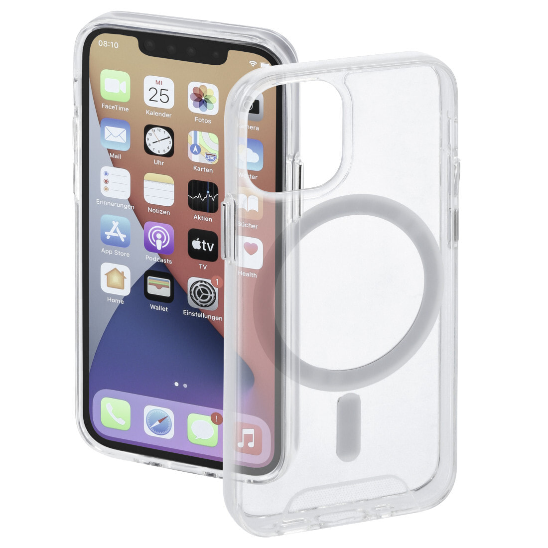 Hama 00196951. Case type: Cover, Brand compatibility: Apple, Compatibility: iPhone 13 mini, Product colour: Transparent